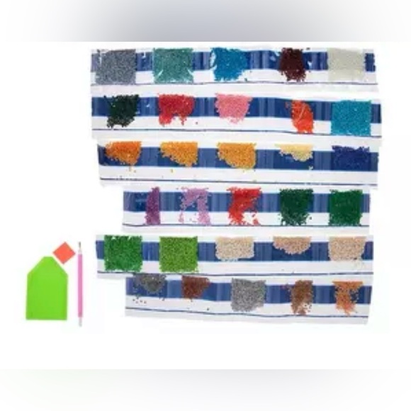 Watering Can Diamond Art Canvas Kit - Colorful - New - Picture 3 of 5